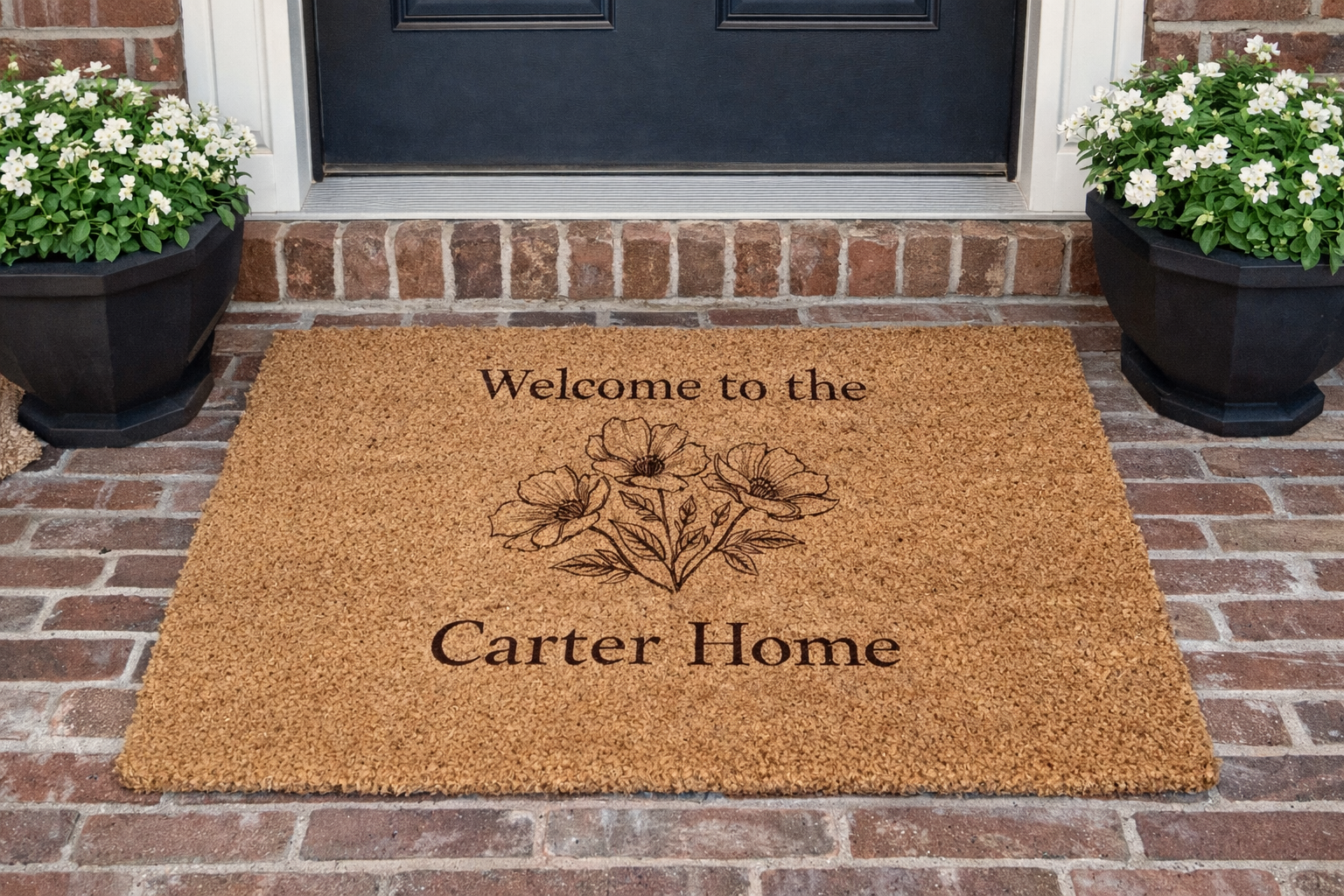 Custom door mat