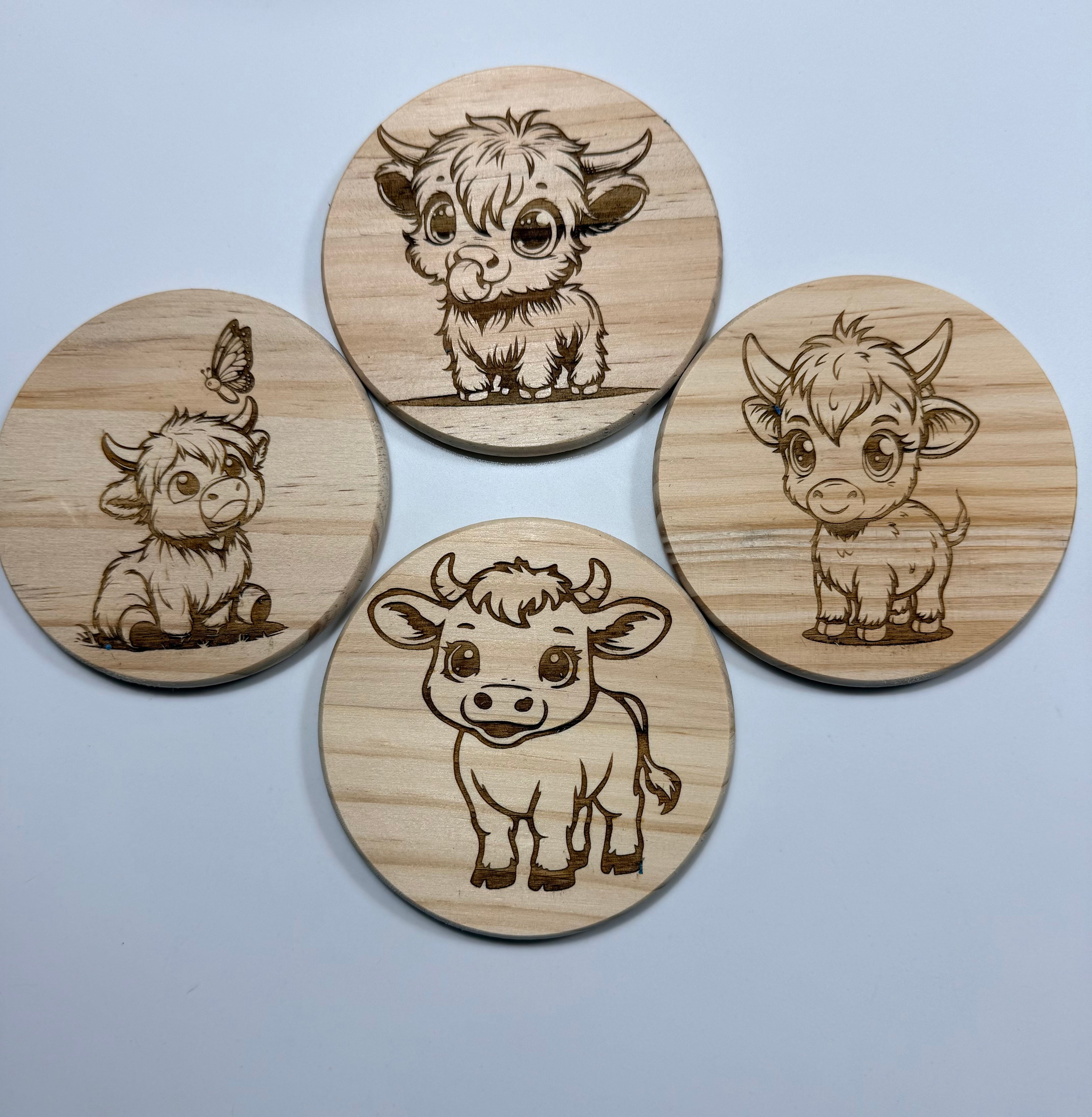 Wooden Coaster - Round