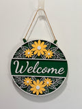 Welcome - Spring Daisy Sign