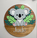 Custom Layered Baby Name Signs