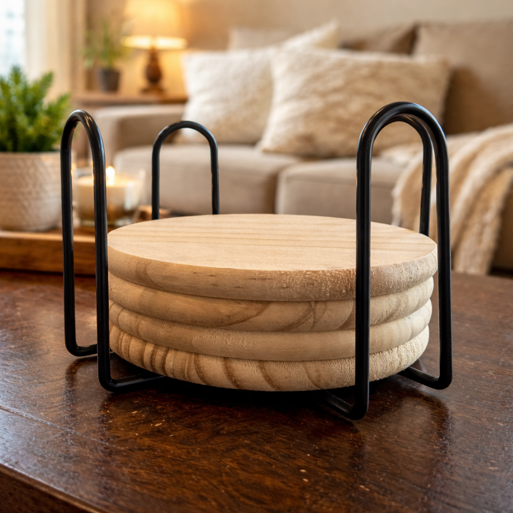 Wooden Coaster - Round