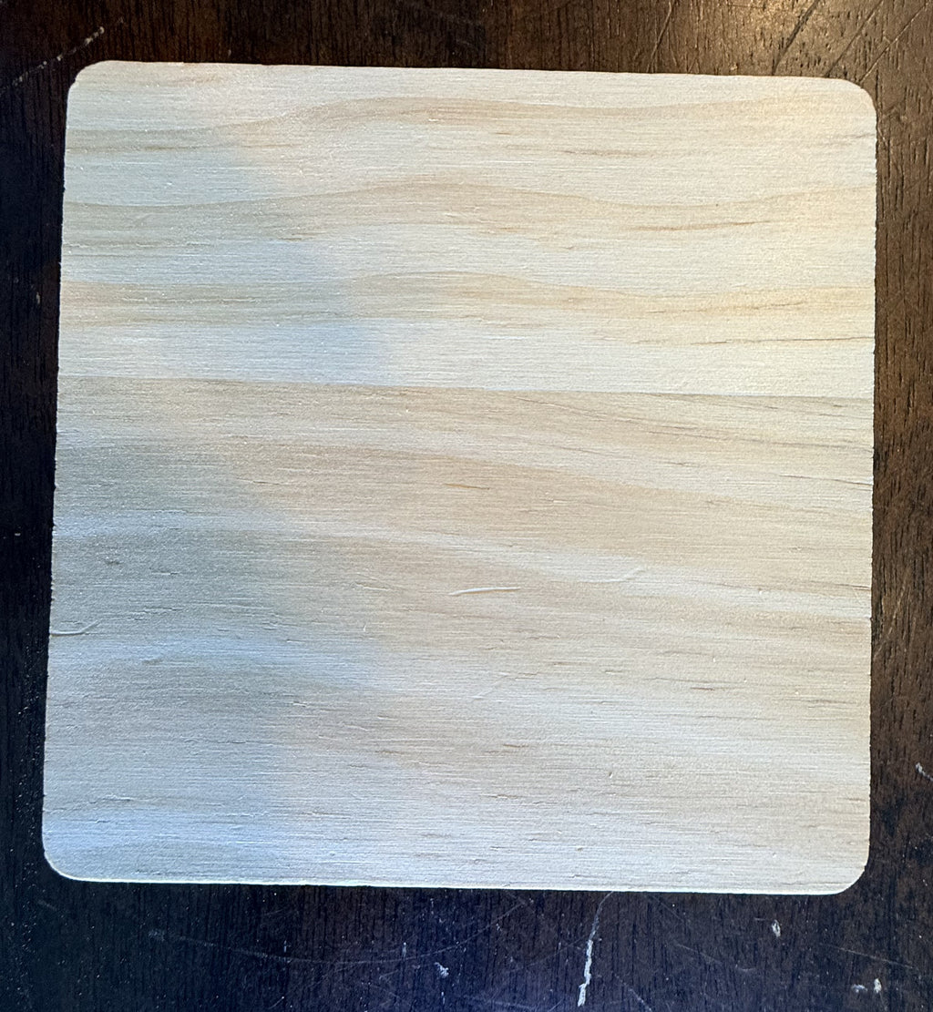 Wood Coaster - Square